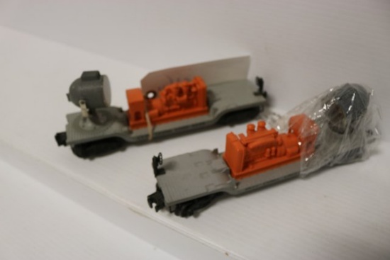 Lionel 6520 & 3620 rail car with generator and light - O27