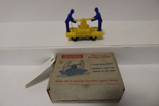 EMCO model 0-510 Dinkeyville & Western railroad hand car w/box