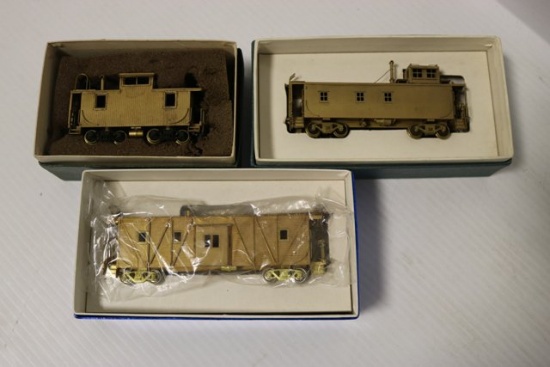 3) Caboose - Pacific Fast Mail D&RG caboose 1400 - Balboa HO Western Pacifi