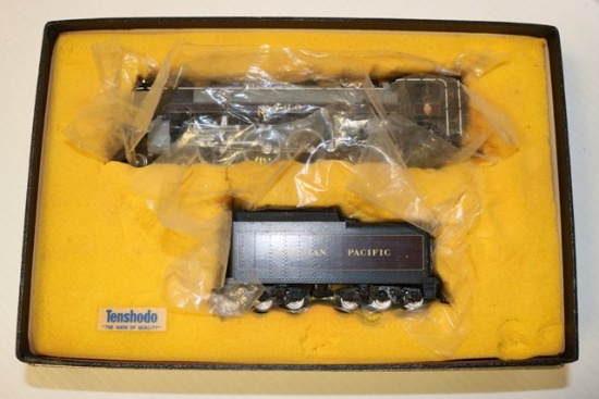 Tenshoda CPR 2860 4-6-4 Royal Hudson with tender #166 - HO scale