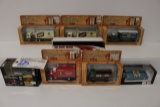 Box of die cast toys