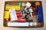 Box of die cast toys