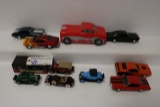 Box of misc die cast cars