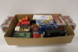 Box of misc cars & toys