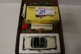 Box of die cast toys