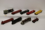 Box lot of custom & Menards rail cars