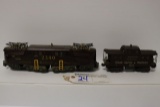 Lionel custom GG1 engine with pantograph & 1005 Caboose Cedar Rapids & West