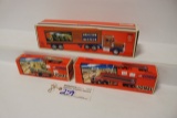 3 Corgi in boxes: TMT-18011 Trailer coin bank - 52301 Mack Semi - 54011 GM