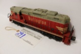 Lionel Burlington 2328 GP9 locomotive GP9