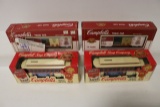 2 Campbell's K649202 - 90th BDAY car O gauge & 2) trolley car banks