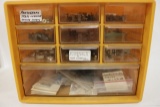 10 drawer cabinet: pantograph, roof screws, hitches, misc