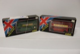 2 Solido double decker buses - die cast