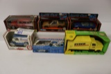 Flat of 6 die cast cars