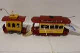 2 custom David King cabooses