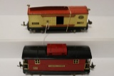 Lionel 814 furniture car & 817 caboose - custom - pre war - O