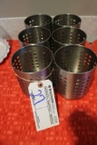 6 stainless containers