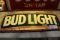 Bud Light lighted sign