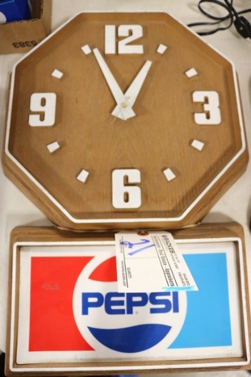 Pepsi wall clock