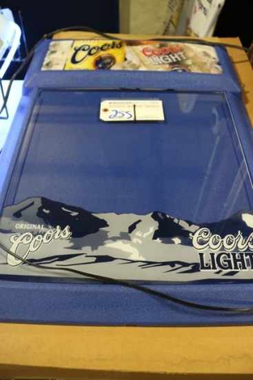 Coors Light marking board - lighted