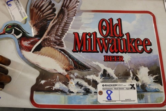 Old Milwaukee Duck tin