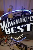 Milwaukee Best Light neon sign