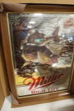 Miller High Life Wisconsin Bass mirror