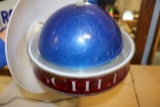 Schlitz hanging rotating light - only the top 1/2 of globe rotates - but go