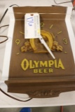 Olympia beer wall clock