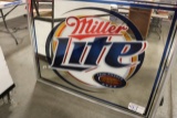 Miller Lite large mirror