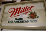 Miller lighted sign