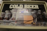 Meister Brau cold beer lighted sign