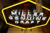 Miller Genuine Draft neon light