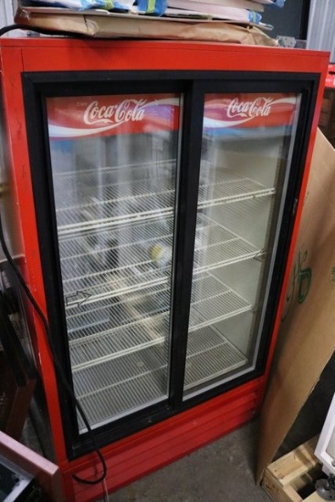 Coke 2 glass door cooler