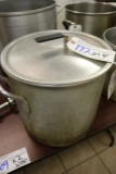 24 qt. Aluminum stock pot w/ lid