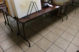 6' Wood banquet tables