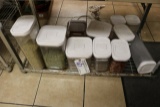 Assorted food storage containers