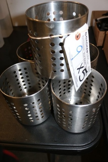 5 stainless silverware dishwasher containers