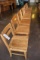 8 oak HD dining chairs
