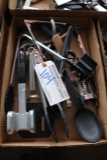 Flat of kitchen utensils