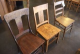 3 Misc dining chairs
