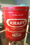 Kraft Shortening tin Tub