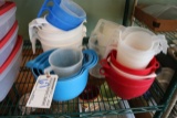 Large quantity of measuring cups