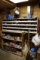 Parts bins w/ nut & bolt inventory, nails, lights, plungers
