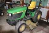John Deere 4100 HST lawn mower, 60