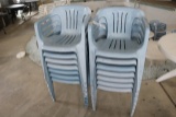 14 Cracked patio chairs