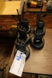 5 Vertex Standard radios w/ chargers
