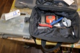 2 screwdriver sets & bag w/ vinyl siding tools