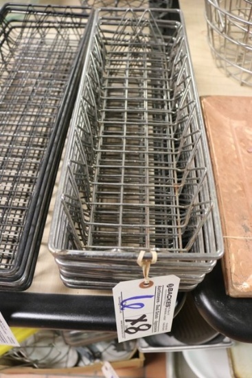 6" x 18" wire baskets