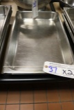 12 x 20 x 2 Stainless inset pans