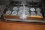 12 hole silverware dispensers - missing insets